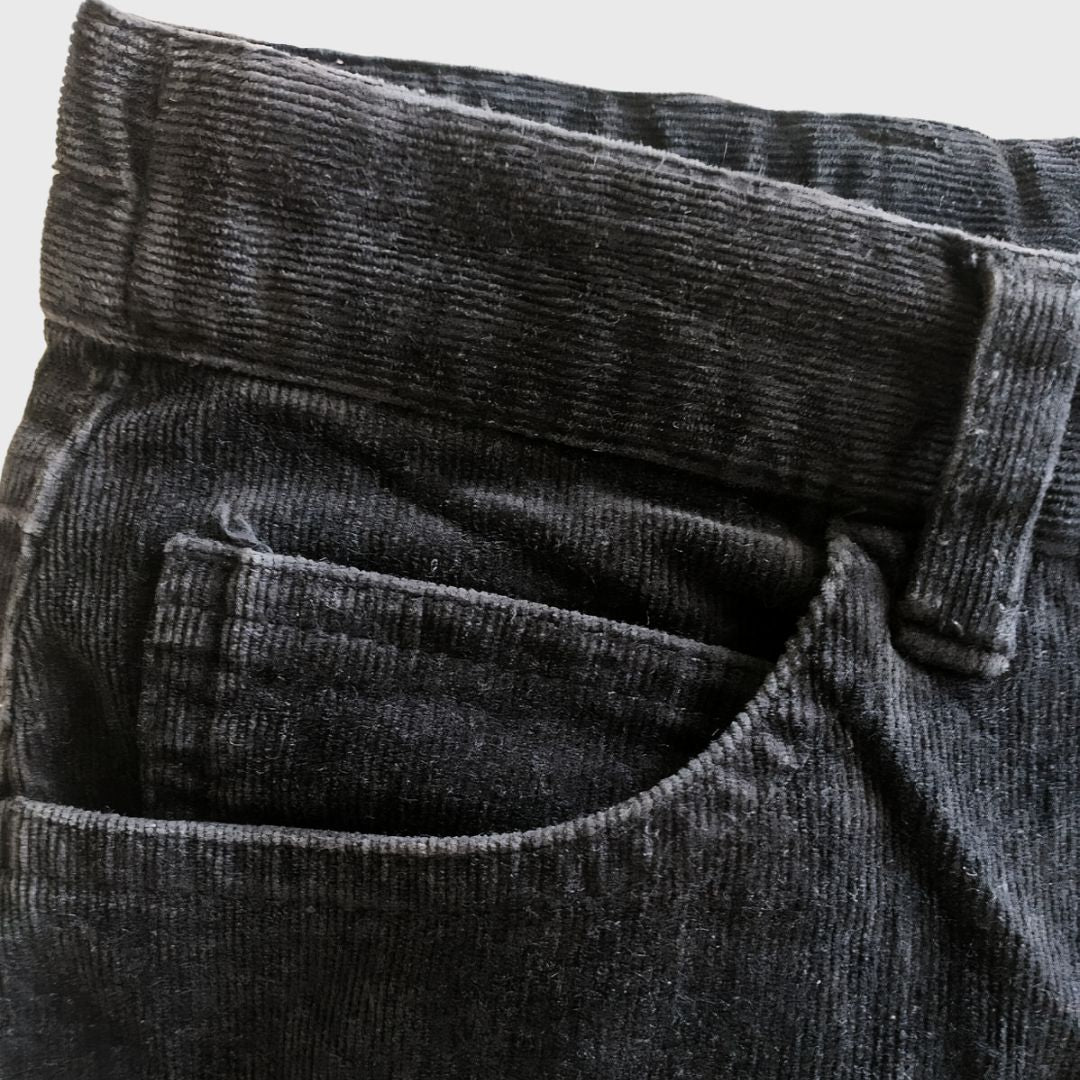 Vintage Black Corduroy Jeans