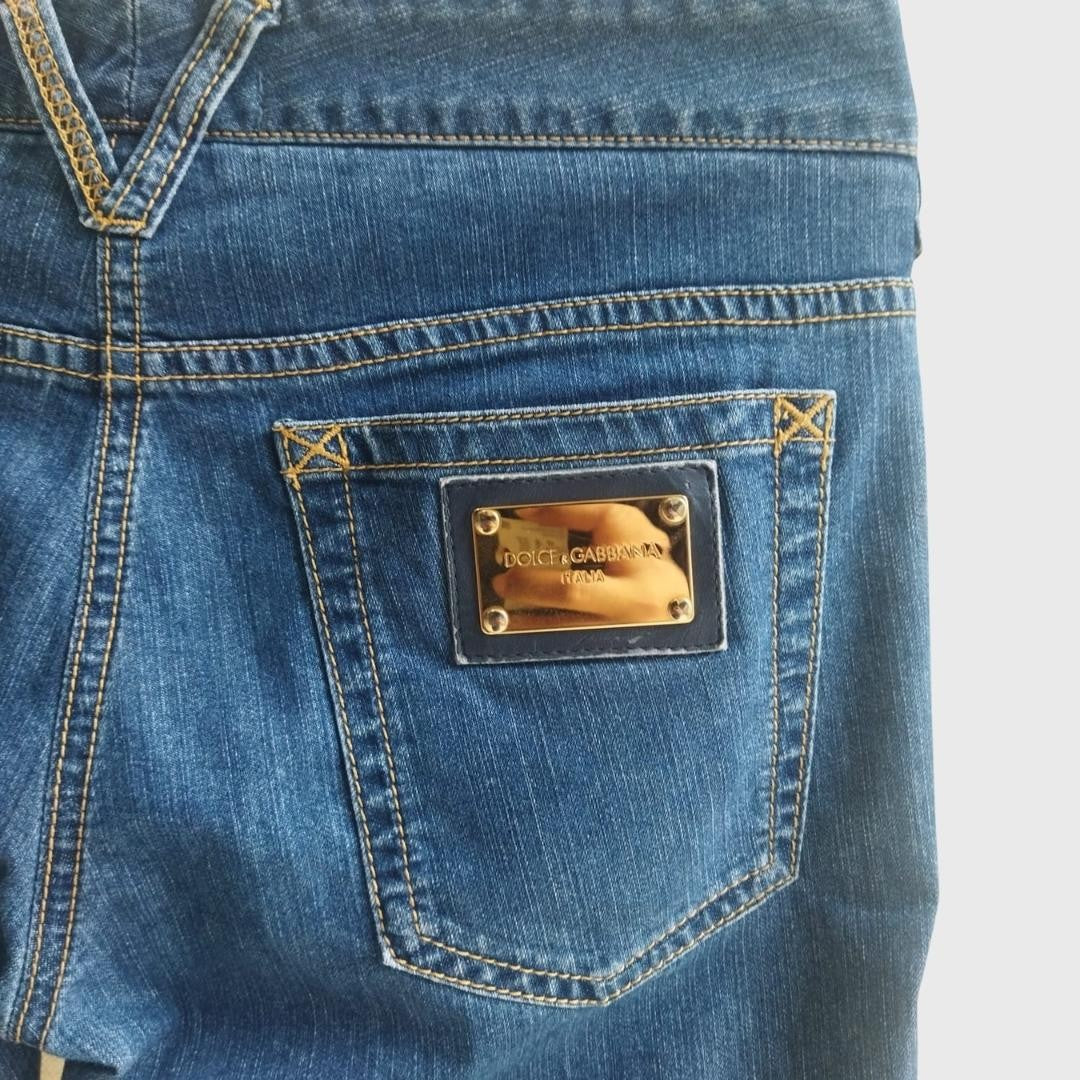 VIitage Blue Denim Trousers