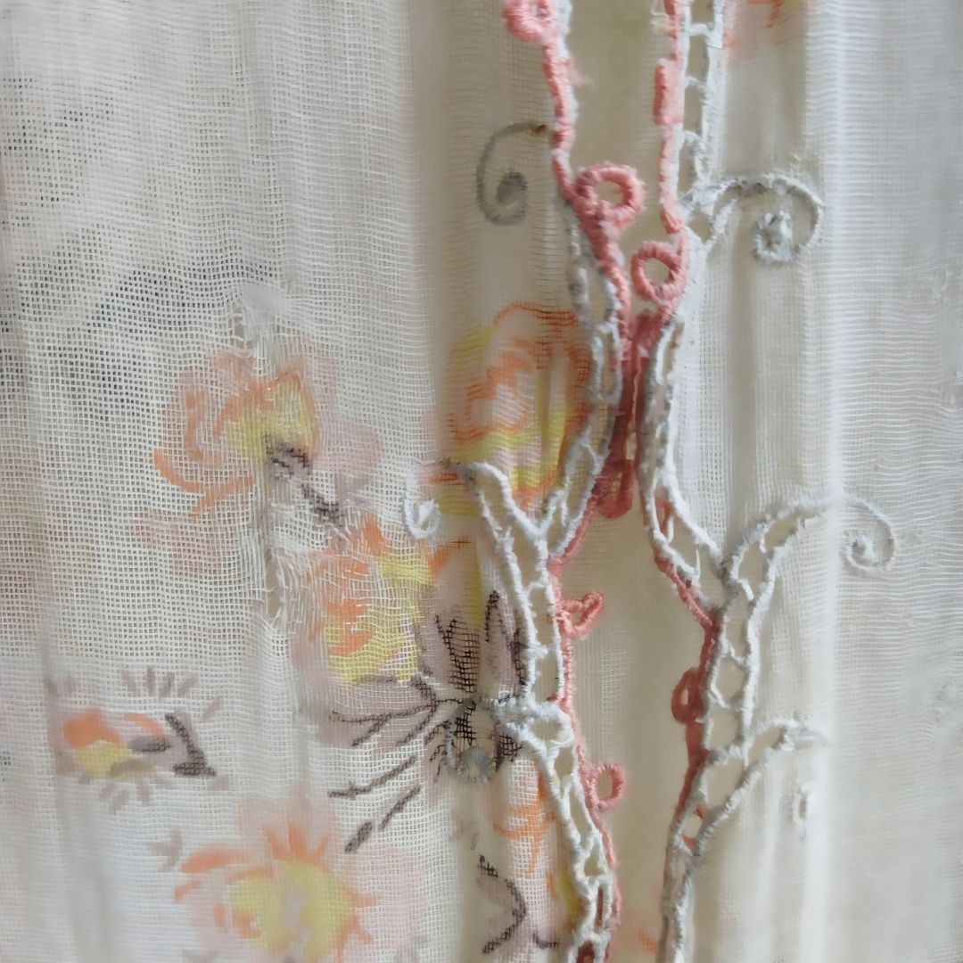 Vintage Brown Floral Kebaya