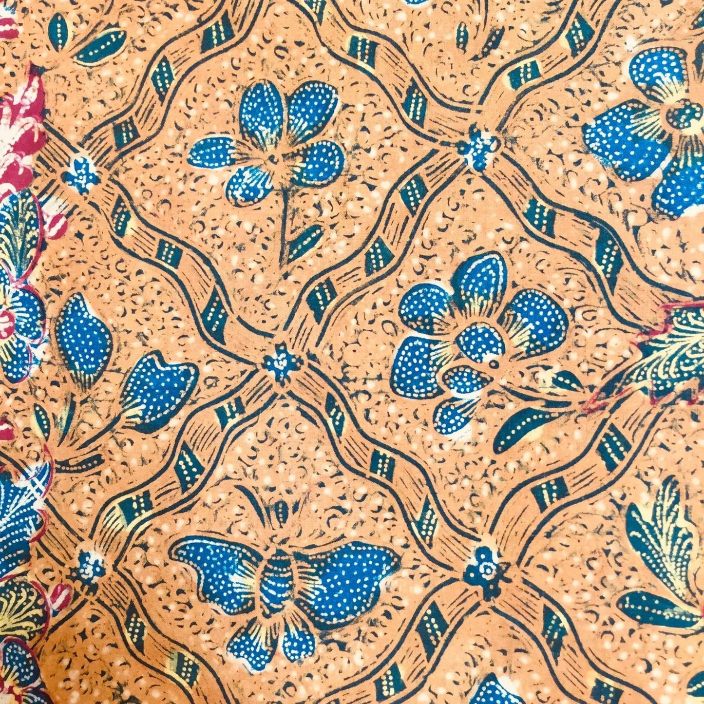 Classic Indonesian Hand Drawn Javanese Batik Tiga Negri Siang Swie Sidomukti Kain