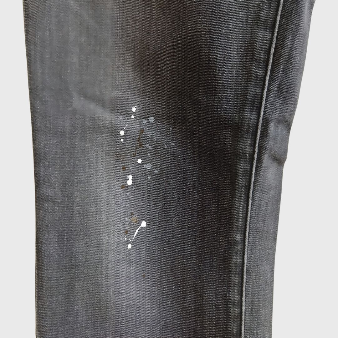 Vintage Gray Denim Made In Italy