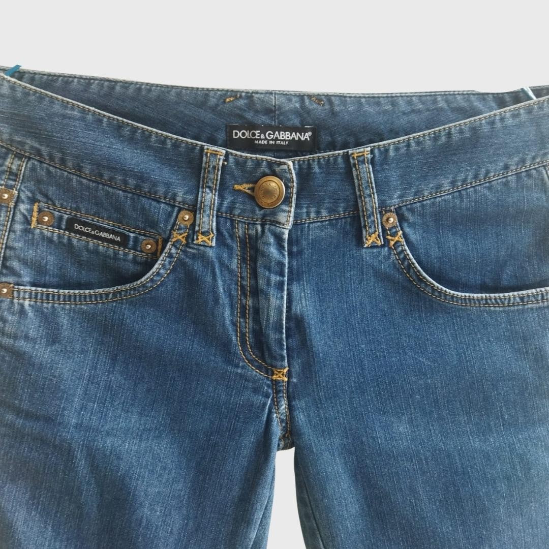 VIitage Blue Denim Trousers