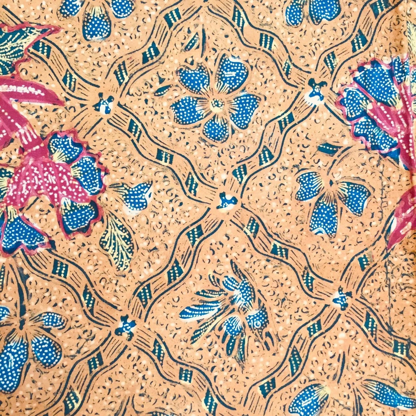 Classic Indonesian Hand Drawn Javanese Batik Tiga Negri Siang Swie Sidomukti Kain