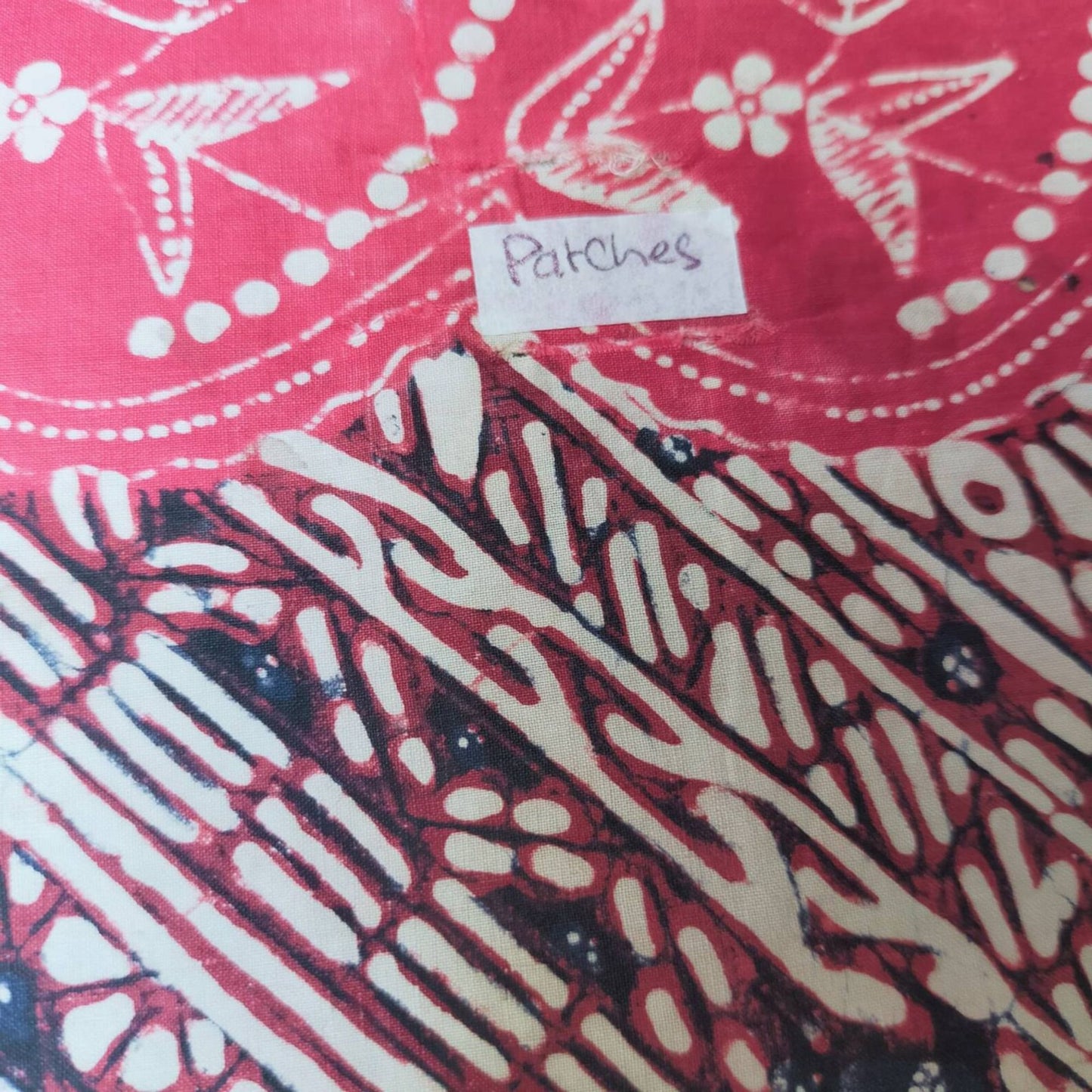 Vintage 50s Indonesian Udan Liris With Lily Banyumasan Batik
