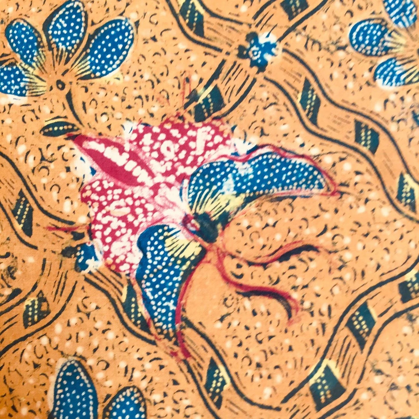Classic Indonesian Hand Drawn Javanese Batik Tiga Negri Siang Swie Sidomukti Kain