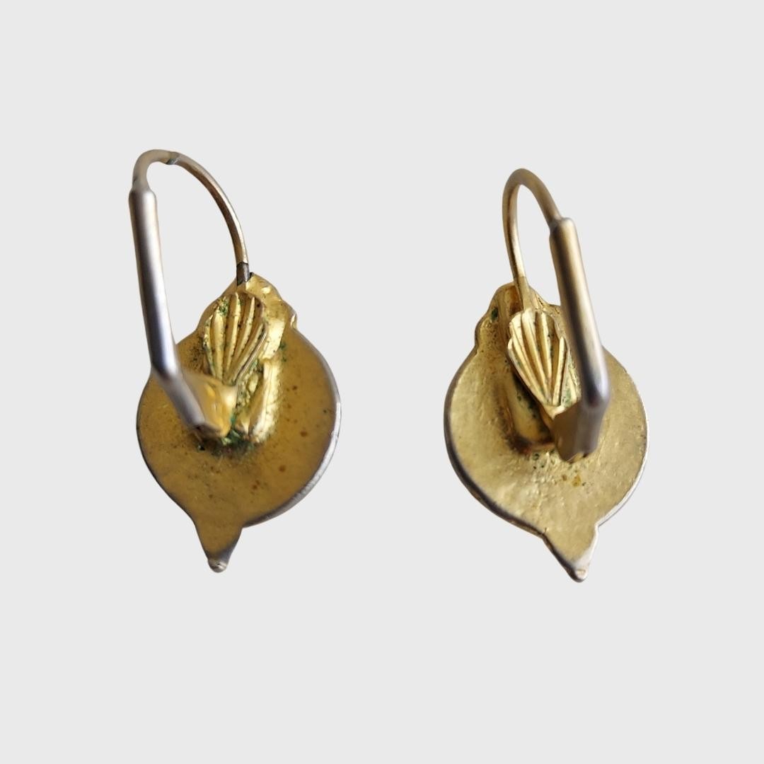 Vintage Mini Flower Stud Earrings