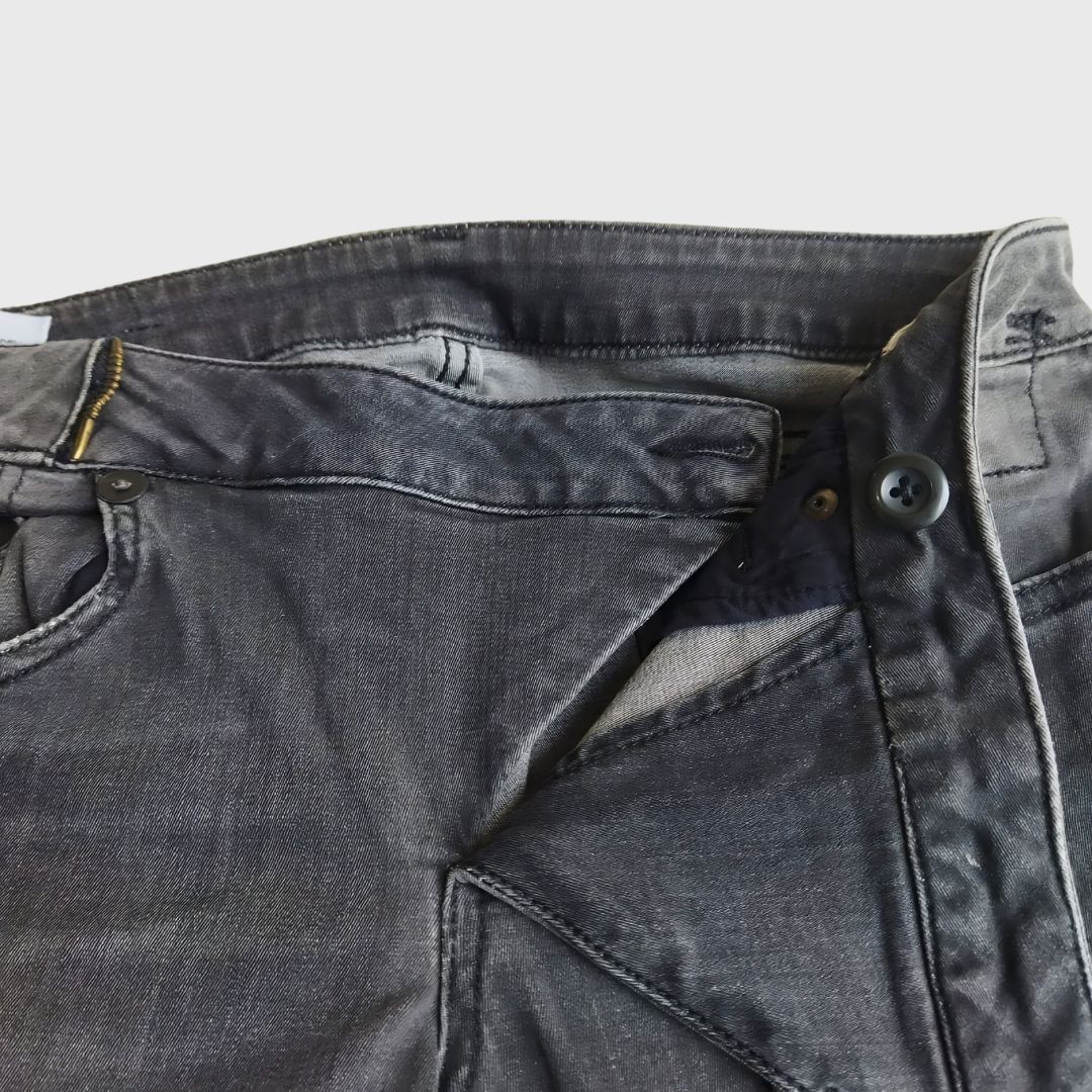 Vintage Gray Denim Made In Italy