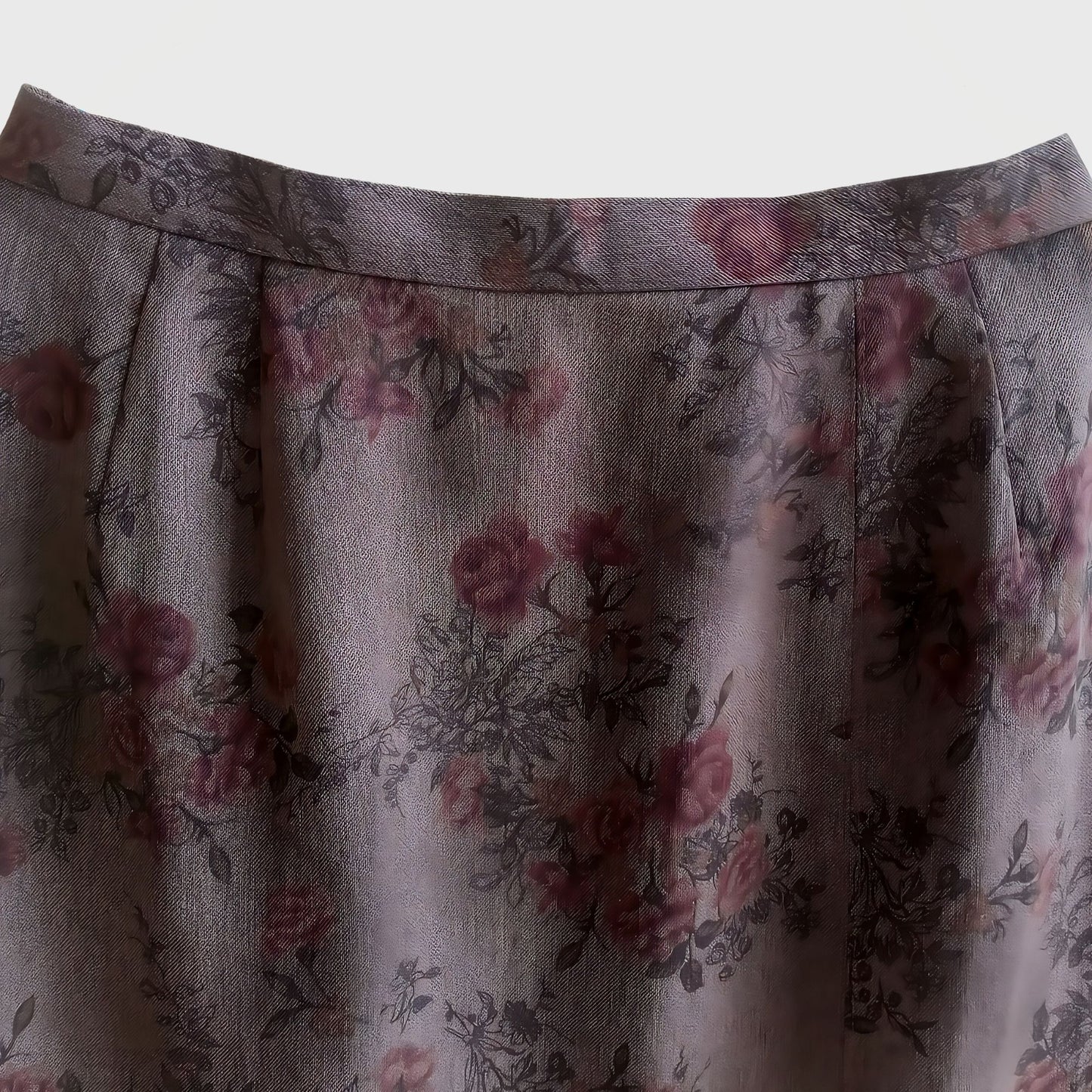 Vintage Brown Pencil Skirt