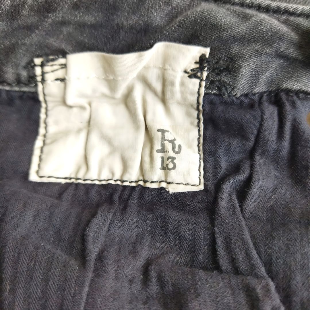 Vintage Gray Denim Made In Italy