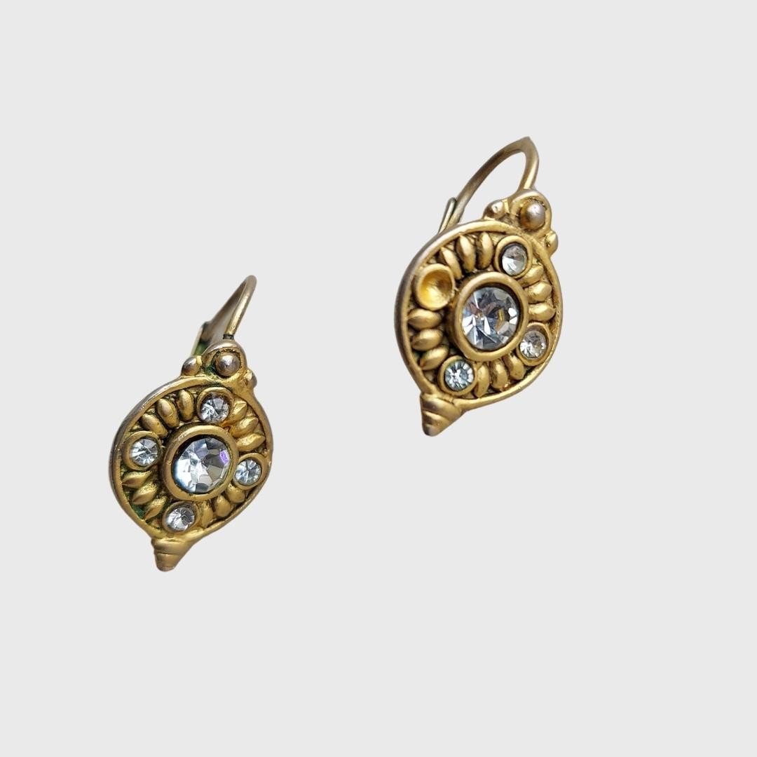 Vintage Mini Flower Stud Earrings