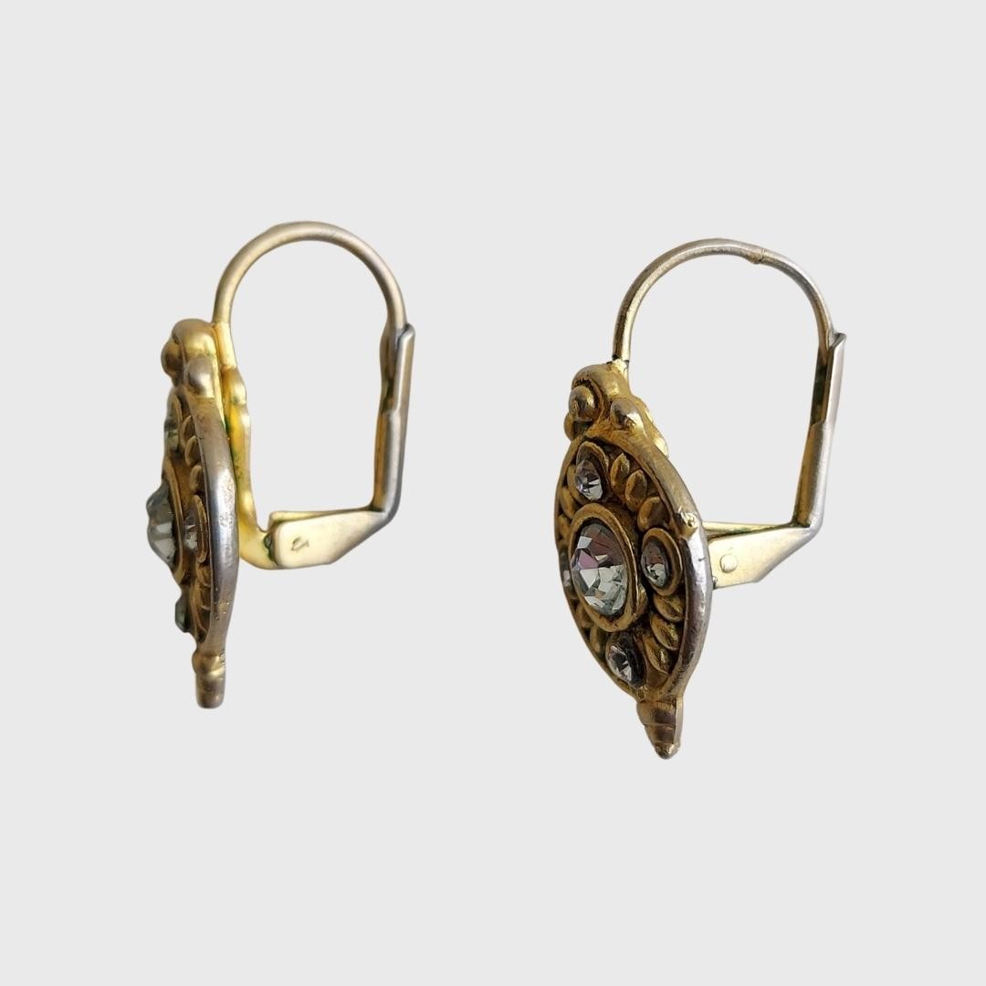Vintage Mini Flower Stud Earrings