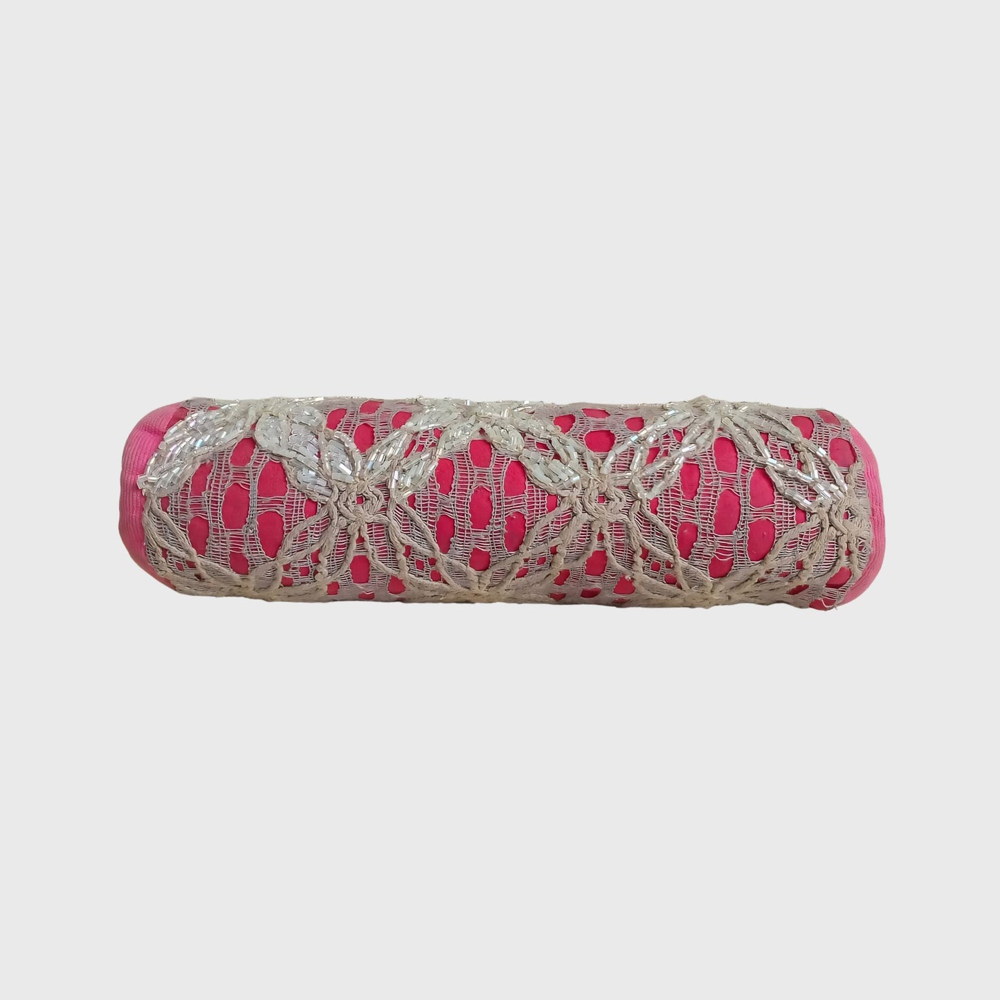 Pink Lace Clutch