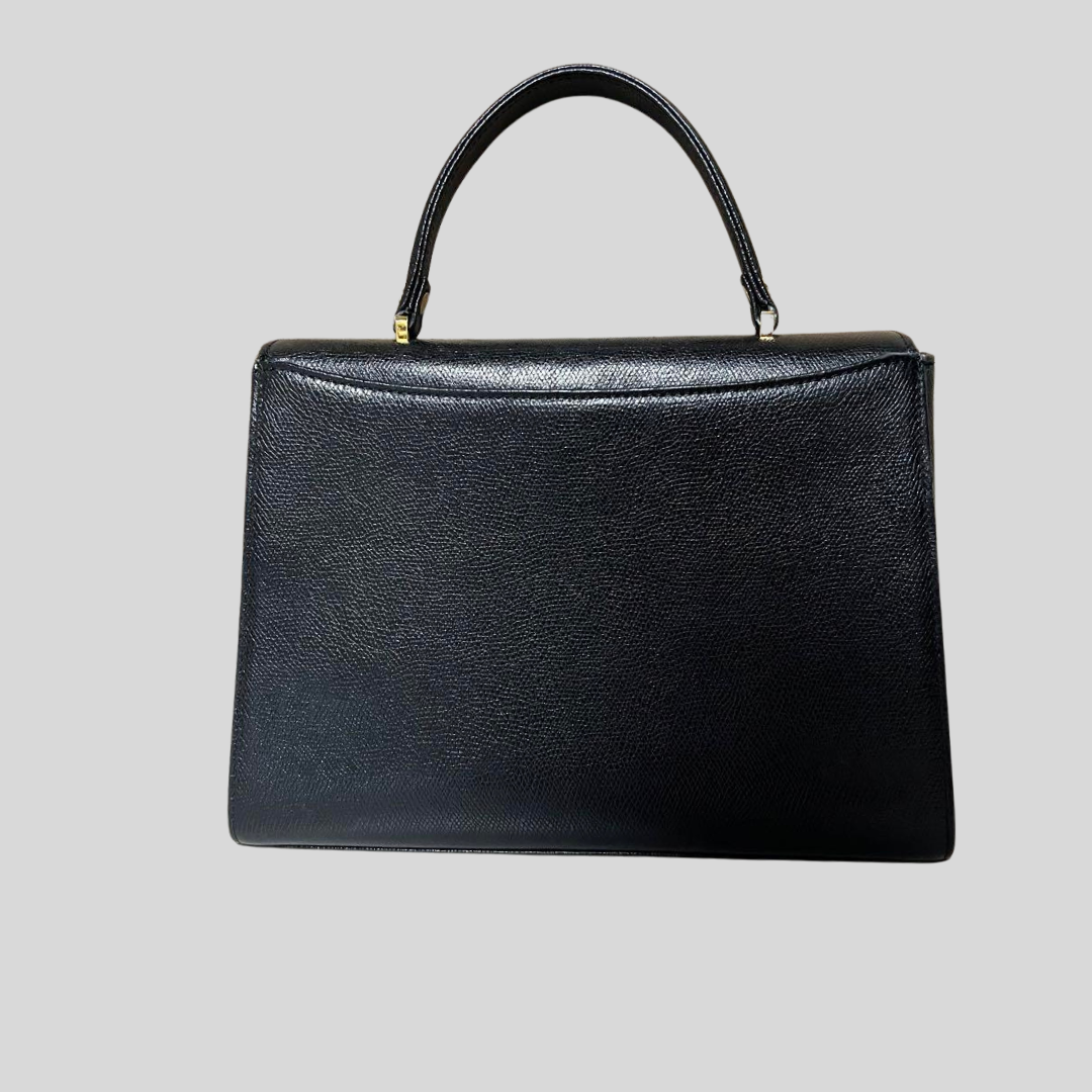 Authentic Pre-loved Charles Jourdan 2-Way Handbag - Classic Black - Still Usable! 27