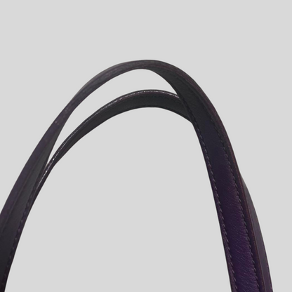 Authentic Pre-loved BOTTEGA VENETA Intrecciato Tote Bag - Stunning Purple Leather with Butterfly Motif! 12
