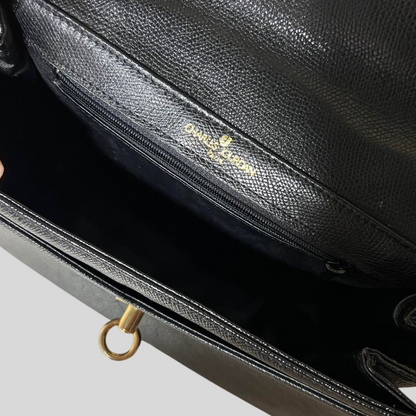 Authentic Pre-loved Charles Jourdan 2-Way Handbag - Classic Black - Still Usable! 27