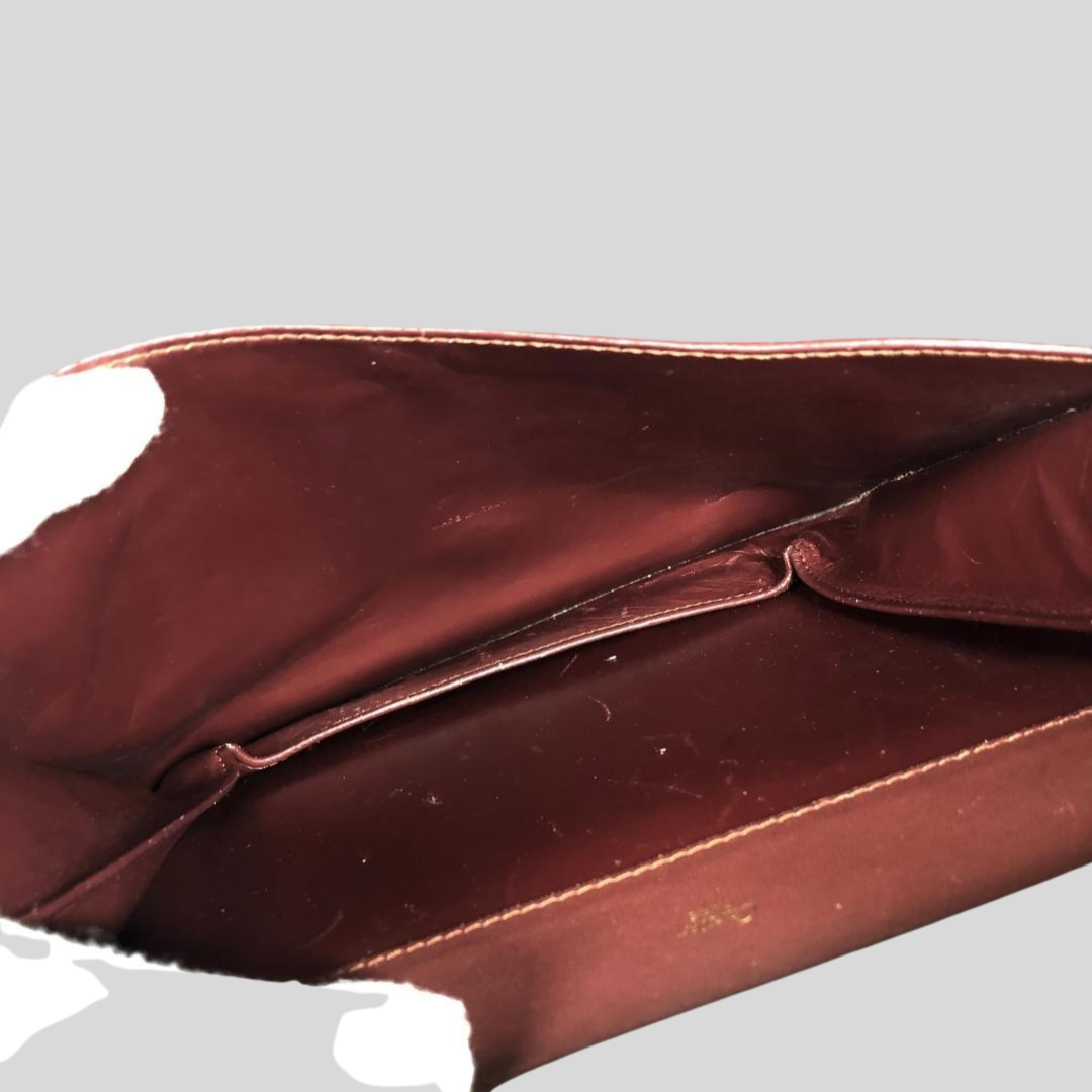 Authentic Pre-loved Cartier Must Line Shoulder Bag - Elegant Bordeaux Leather Vintage! 10