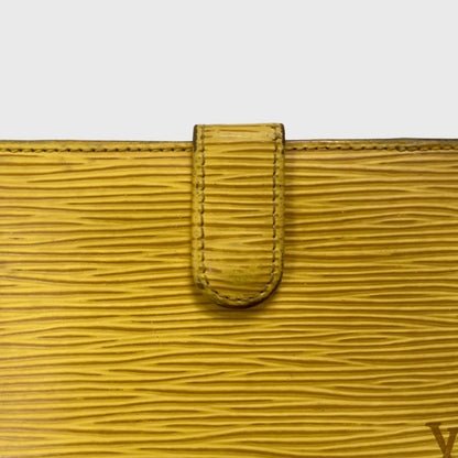 1990s Viennois Yellow Leather Epi Wallet