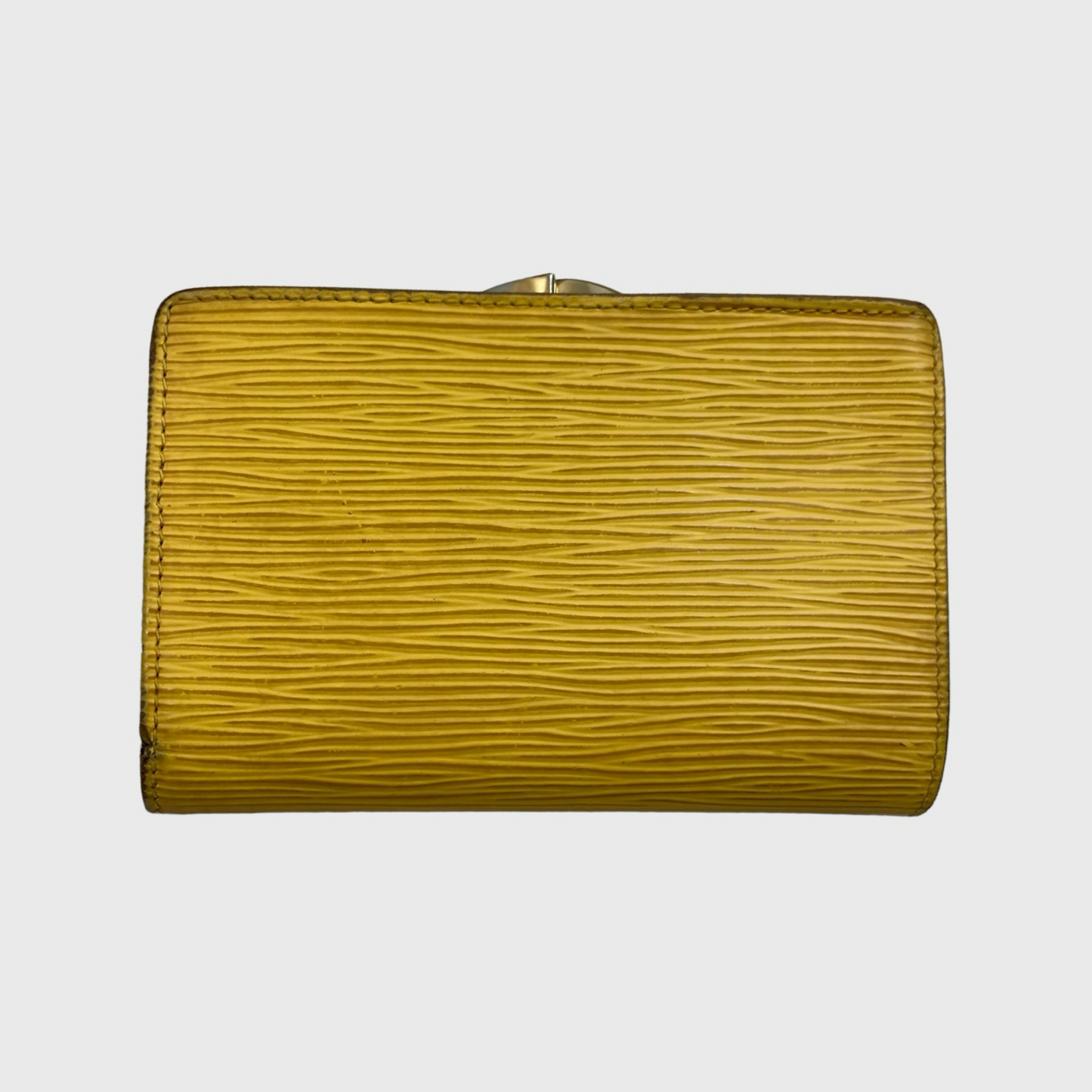 1990s Viennois Yellow Leather Epi Wallet