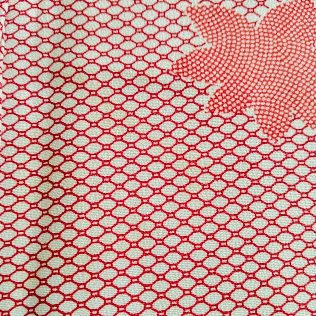 Vintage Red Momiji Full Lining Kimono