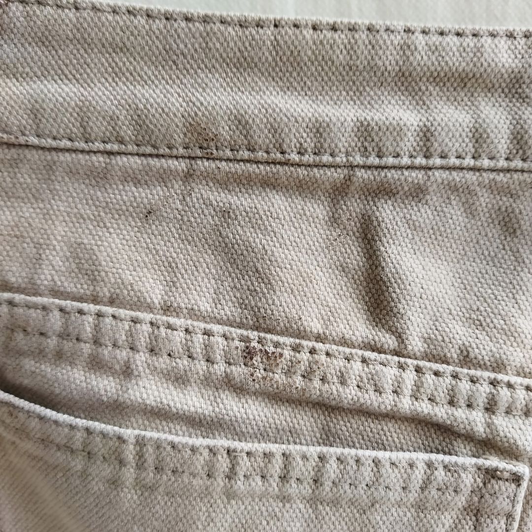 Vintage Taupe Denim Trousers