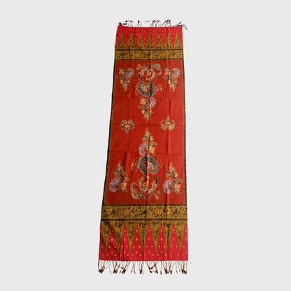 Vintage Red Pesisir Shawl