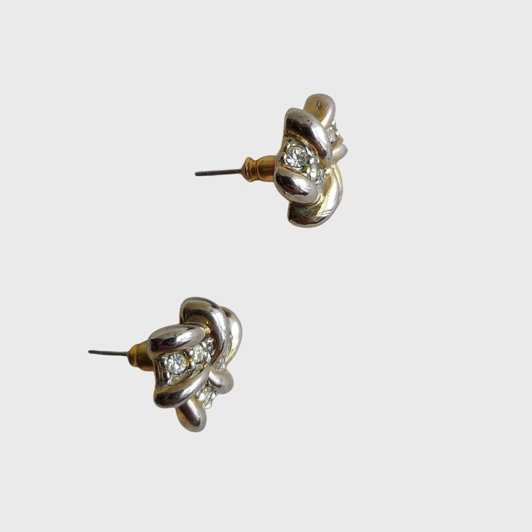 Vintage Mini Flower Stud Earrings
