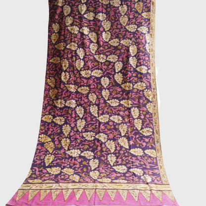 Batik Cirebon Magenta Motif Daun