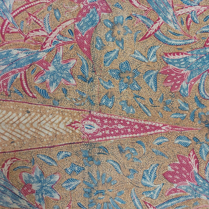 Antique Tiga Negeri Indonesian Hand Drawn Javanese Batik from the 30s