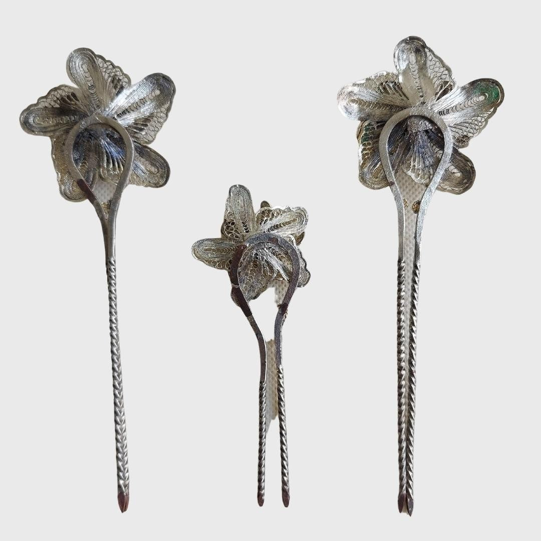 Vintage Filigree Hairpin Set