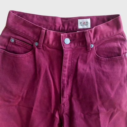 Vintage Purple Denim Trousers