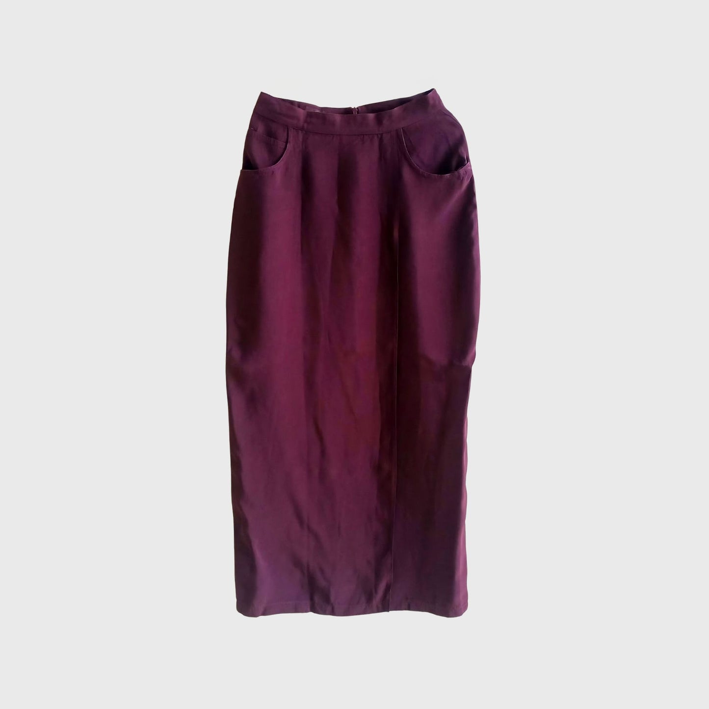 Vintage Silk Purple Skirt