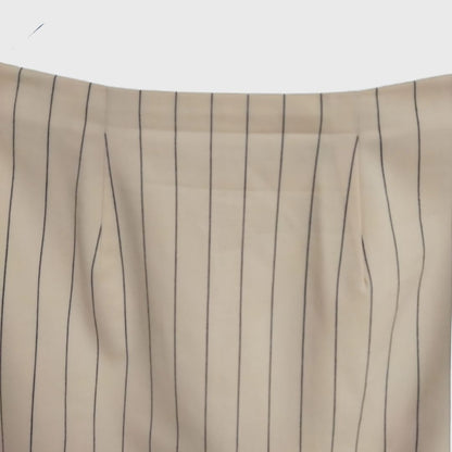 Vintage Cream Striped Skirt