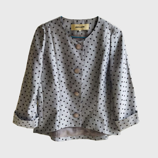 Vintage Polka Dot Blouse