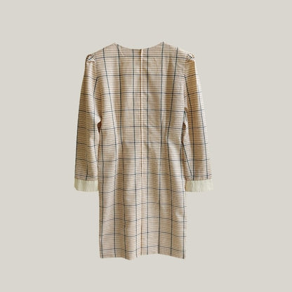 Vintage prince of wales check pattern Dress