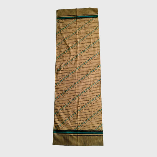 Vintage Green Parang Shawl