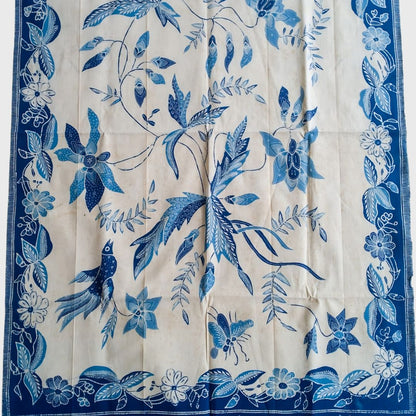 Vintage Blue White Kelengan Shawl