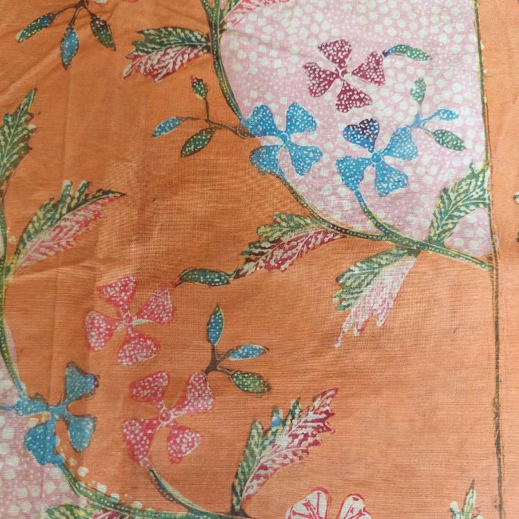 Vintage 1930’s Orange Hokokai Saroong