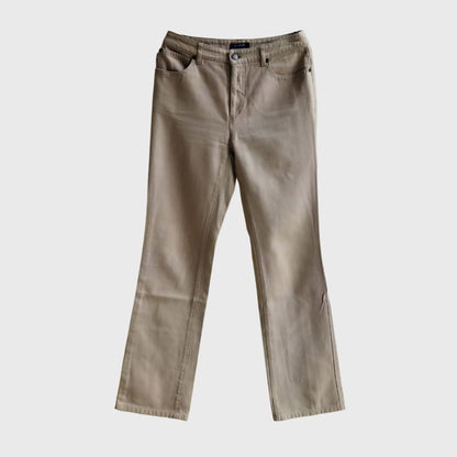 Vintage Taupe Denim Trousers