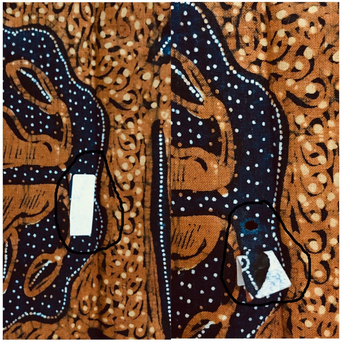 Vintage Hand Drawn Javanese Batik, Satrio Manah from Solo