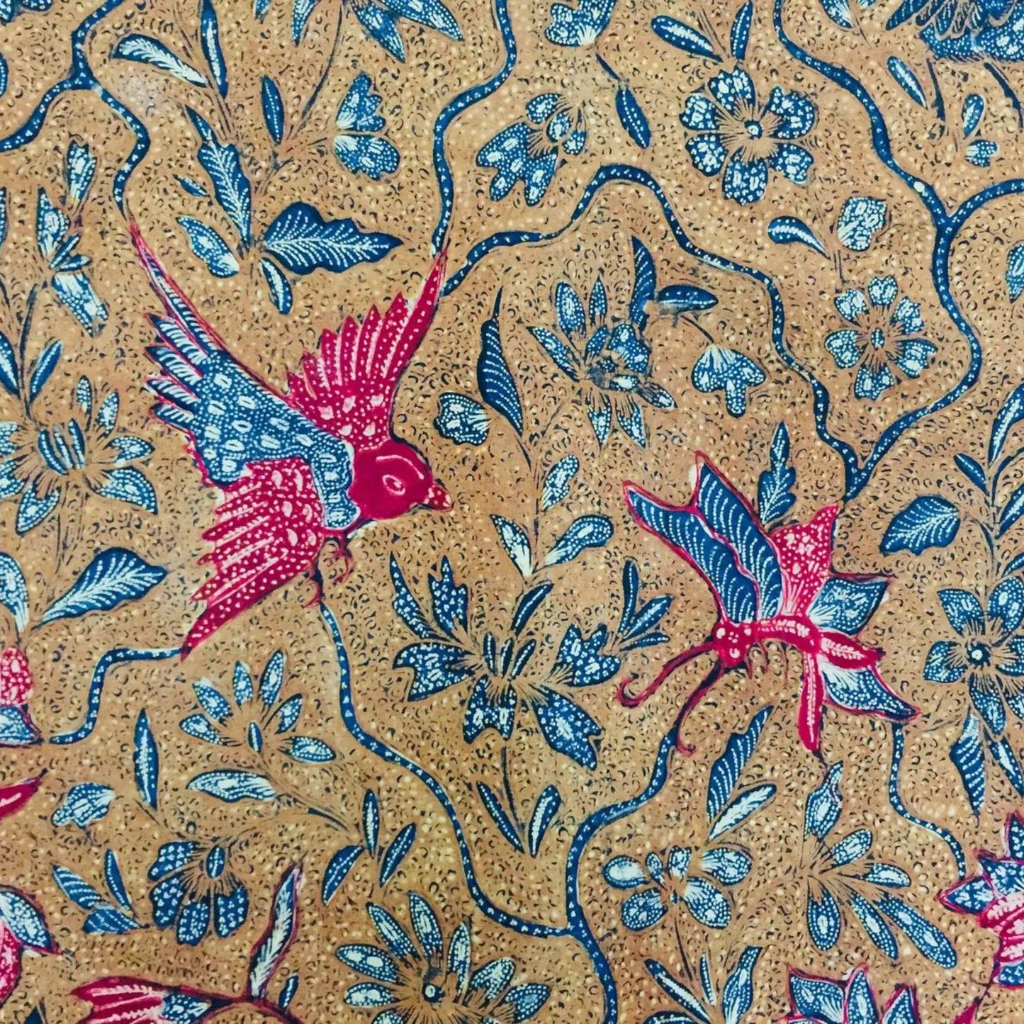 Vintage Indonesian Hand Drawn Javanese Batik, Batik Tiga Negri Nj. SIE DJIEN SOEN Kain