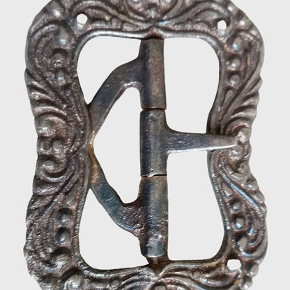 Silver Color Traditional Belt Buckle