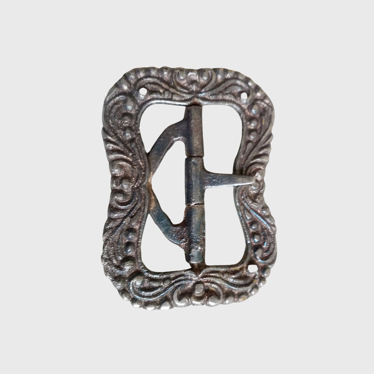 Silver Color Traditional Belt Buckle