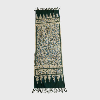 Vintage Green Lokcan Shawl