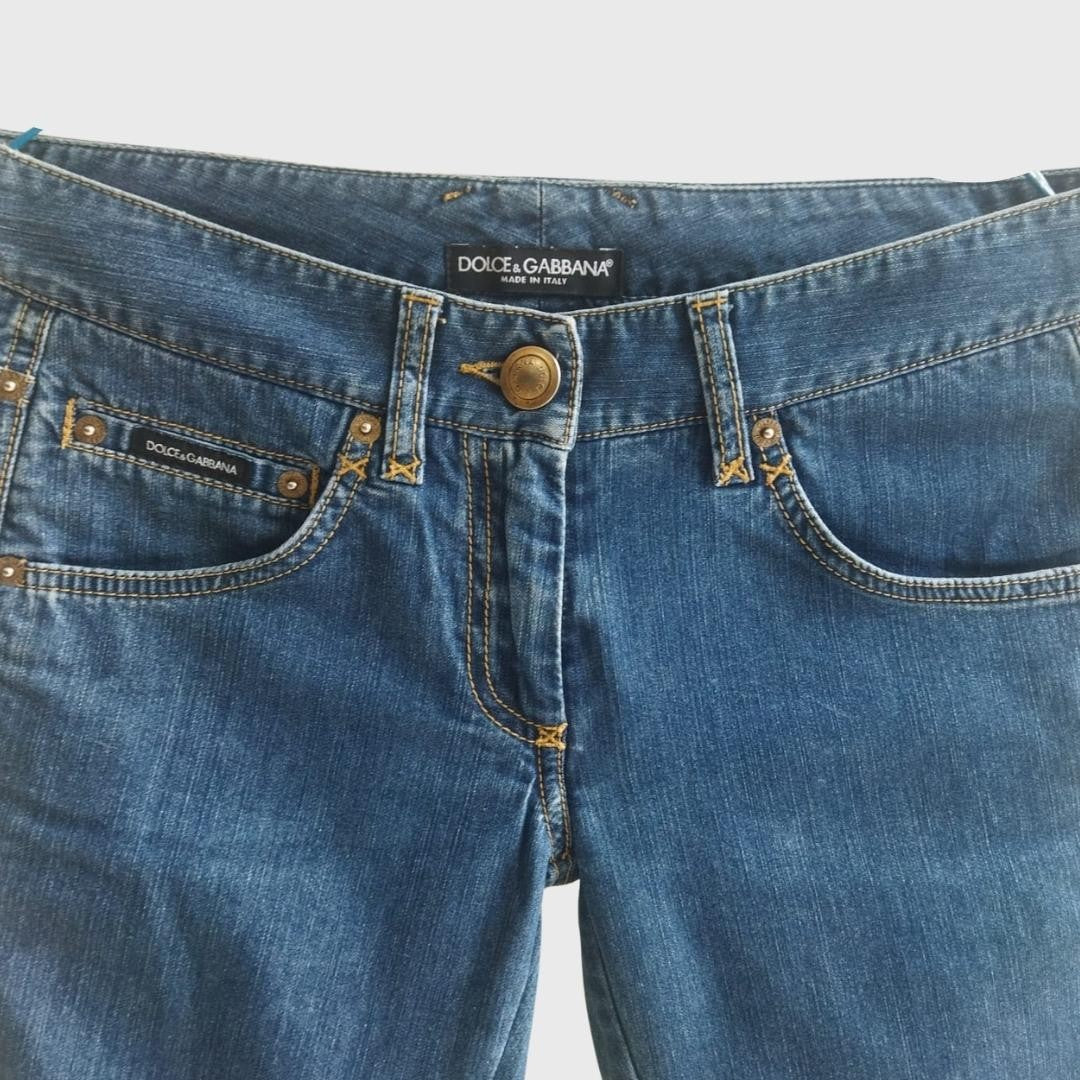 VIitage Blue Denim Trousers