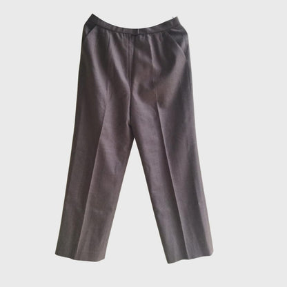 Vintage Brown Office Trouser