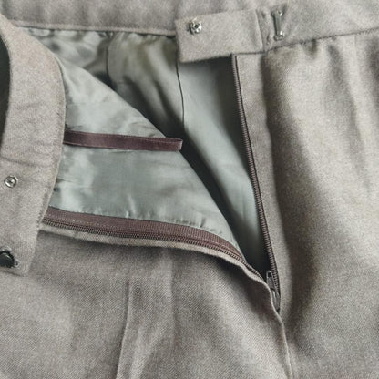 Vintage Brown Office Trouser