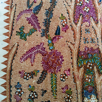Vintage 1990s Kebumen Batik With Sirinkit Motif