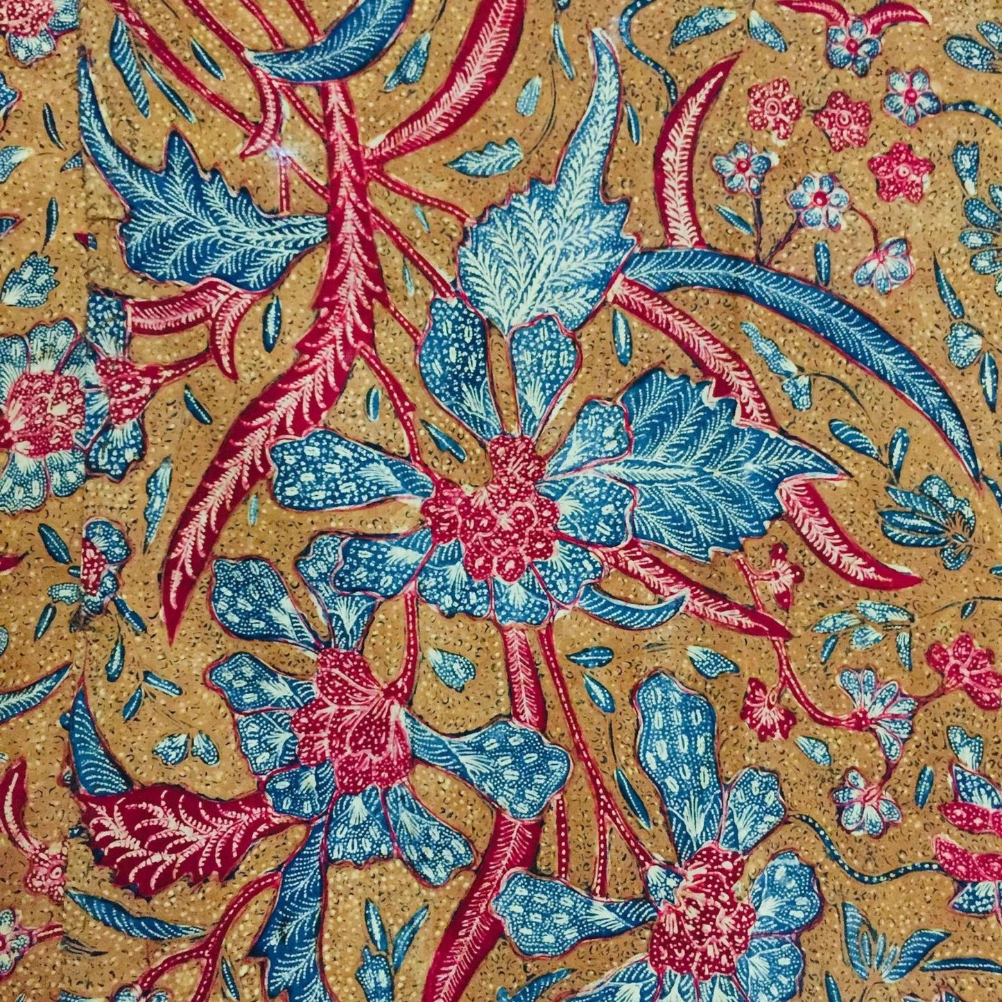 Vintage Indonesian Hand Drawn Javanese Batik, Batik Tiga Negri Nj. SIE DJIEN SOEN Kain