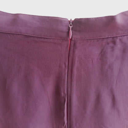 Vintage Silk Purple Skirt