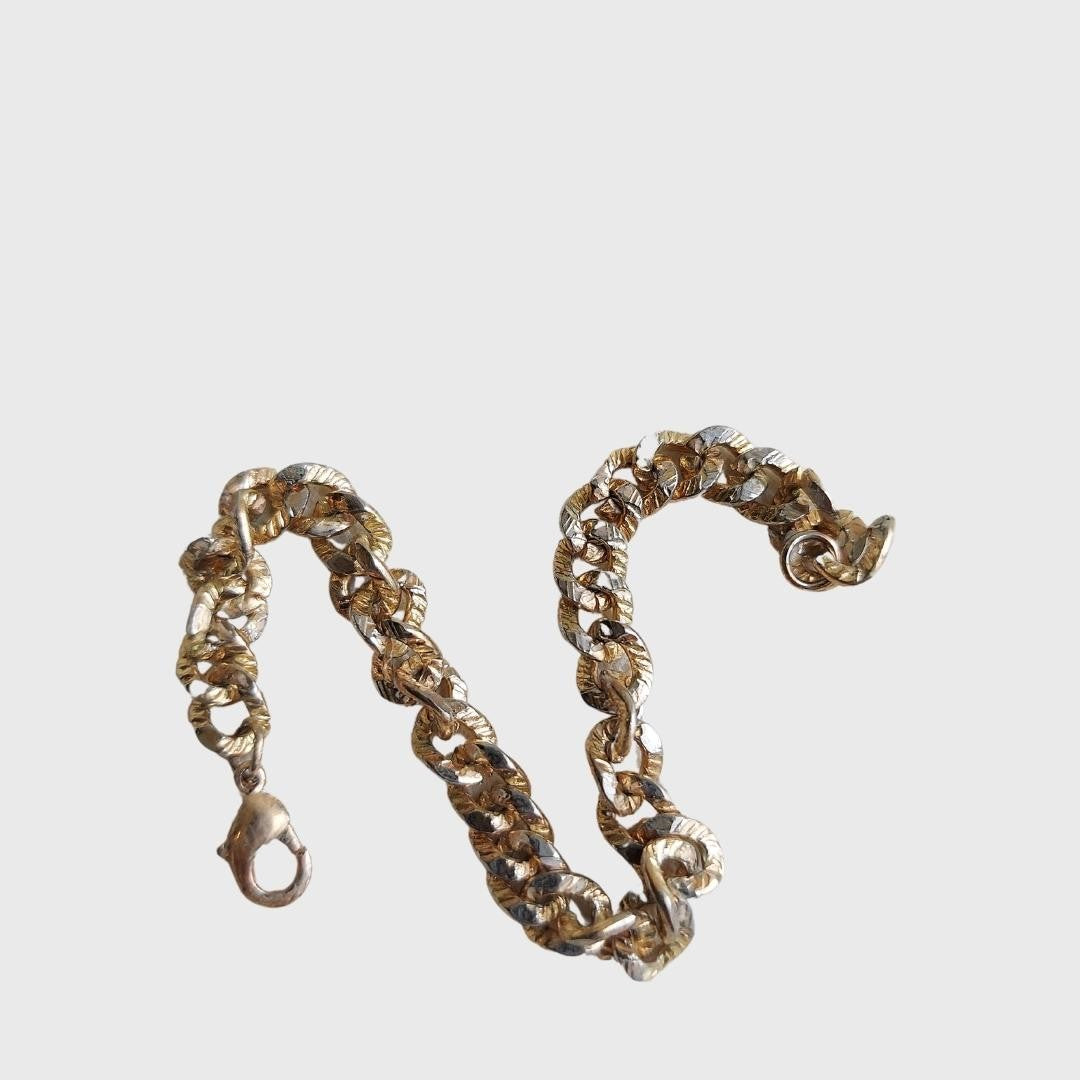 Plain Chain Bracelet with Copper Alloy Materials